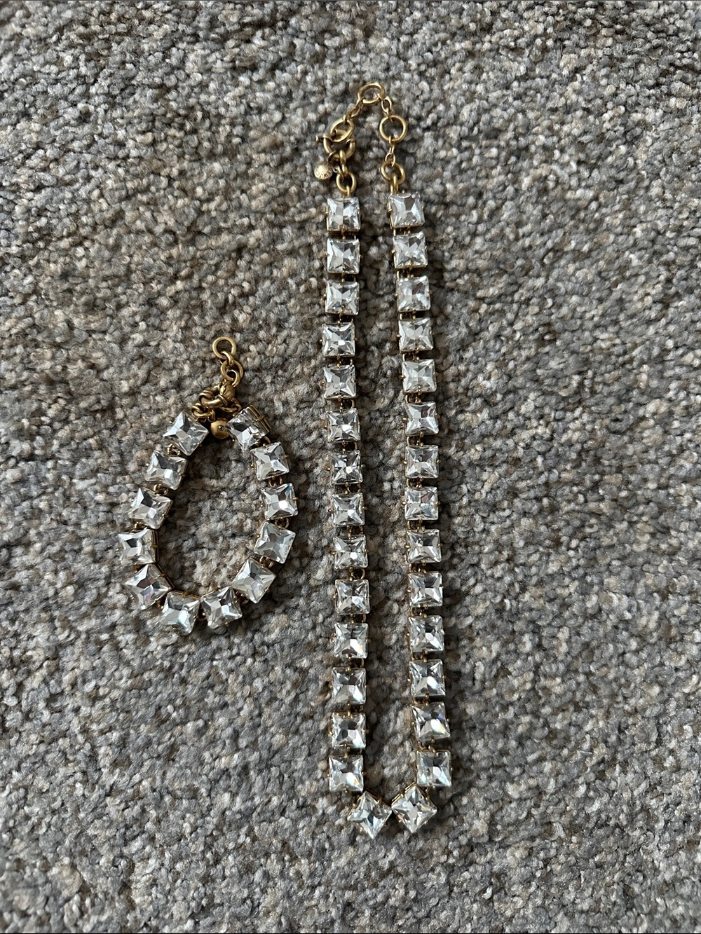 J crew statement necklace and bracelet set